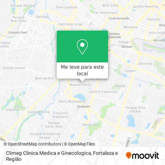 Climeg Clinica Medica e Ginecologica mapa
