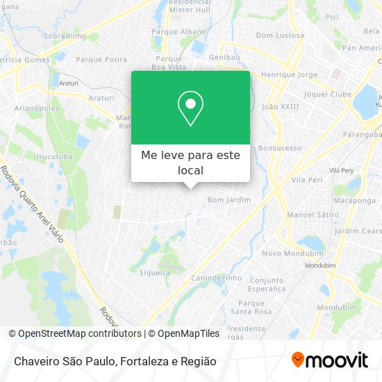 Chaveiro São Paulo mapa