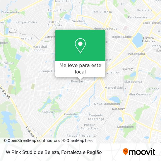 W Pink Studio de Beleza mapa