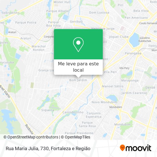 Rua Maria Julia, 730 mapa