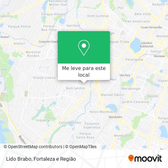Lido Brabo mapa