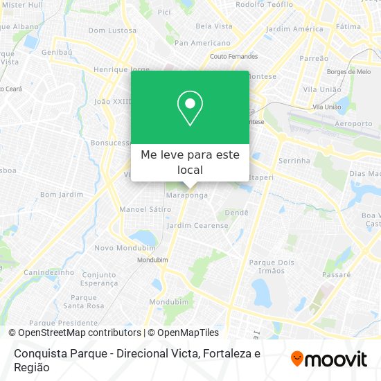 Conquista Parque - Direcional Victa mapa