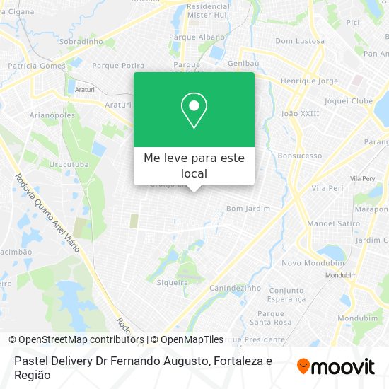 Pastel Delivery Dr Fernando Augusto mapa