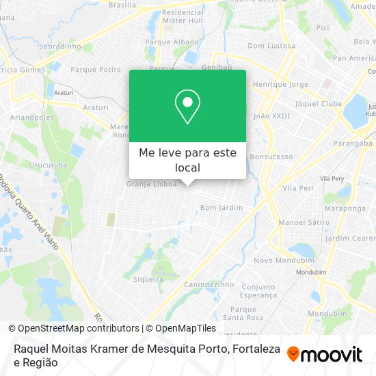 Raquel Moitas Kramer de Mesquita Porto mapa