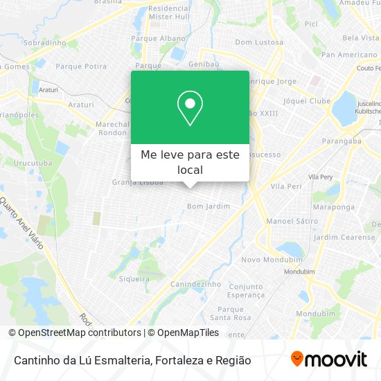 Cantinho da Lú Esmalteria mapa