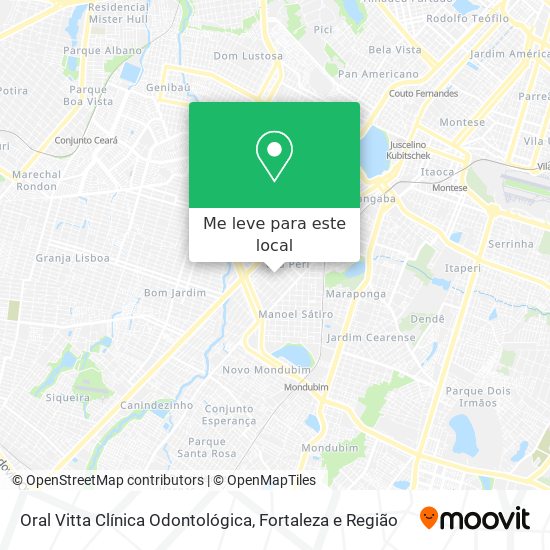 Oral Vitta Clínica Odontológica mapa