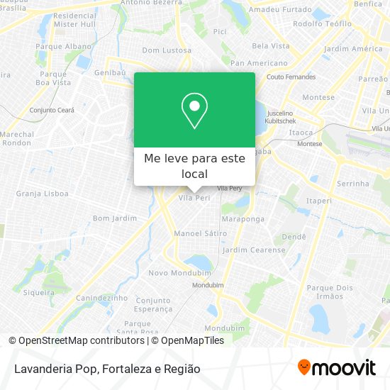Lavanderia Pop mapa