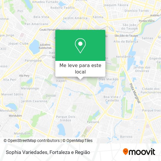 Sophia Variedades mapa