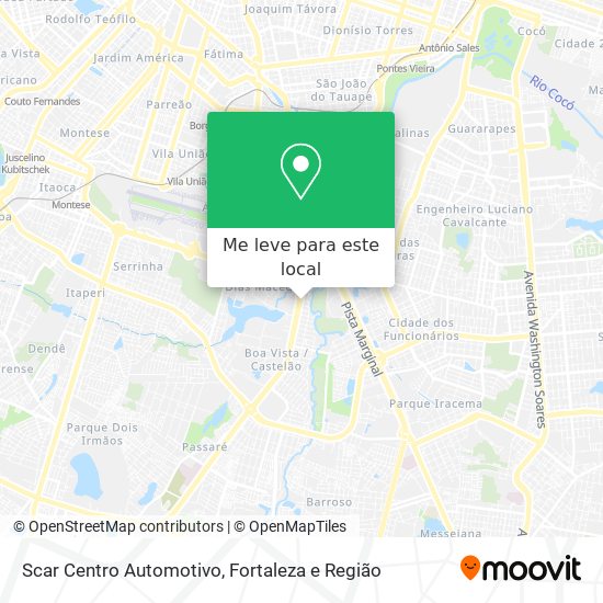 Scar Centro Automotivo mapa
