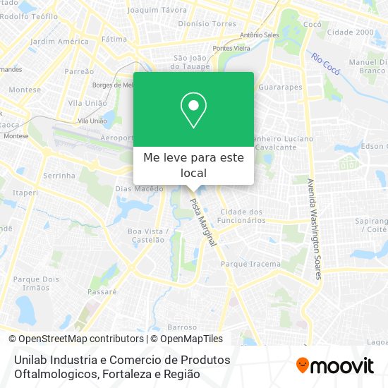 Unilab Industria e Comercio de Produtos Oftalmologicos mapa