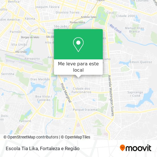 Escola Tia Lika mapa