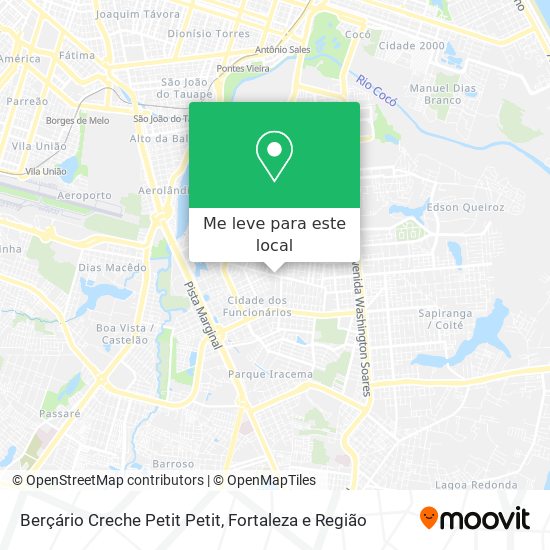 Berçário Creche Petit Petit mapa