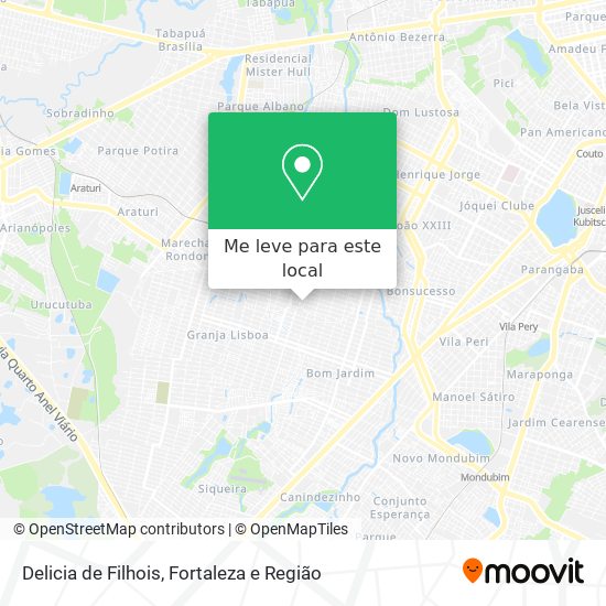 Delicia de Filhois mapa