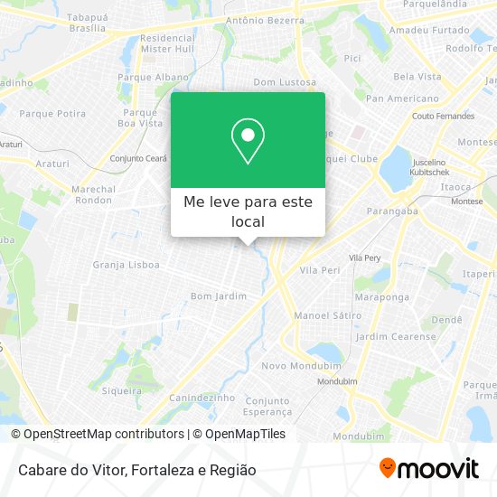 Cabare do Vitor mapa