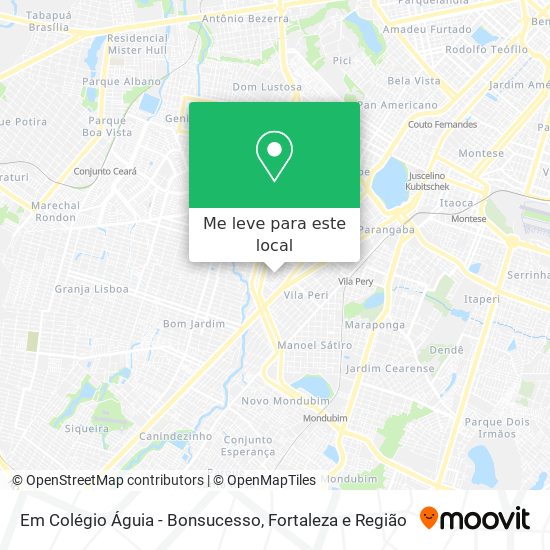 Em Colégio Águia - Bonsucesso mapa