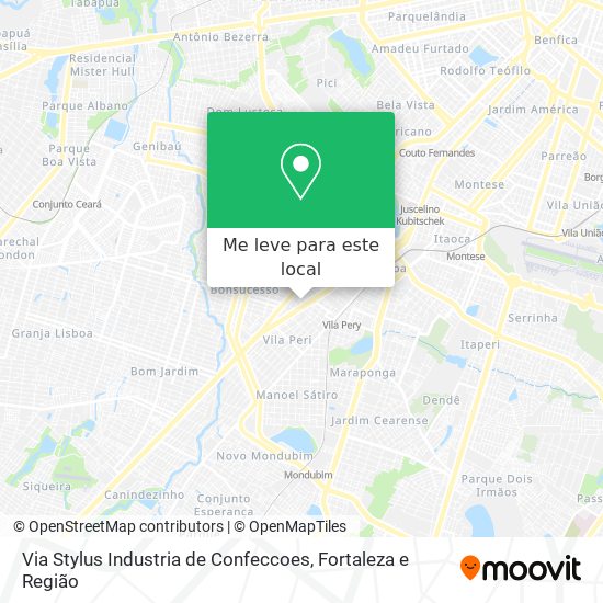 Via Stylus Industria de Confeccoes mapa