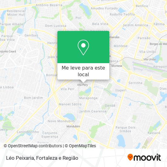 Léo Peixaria mapa