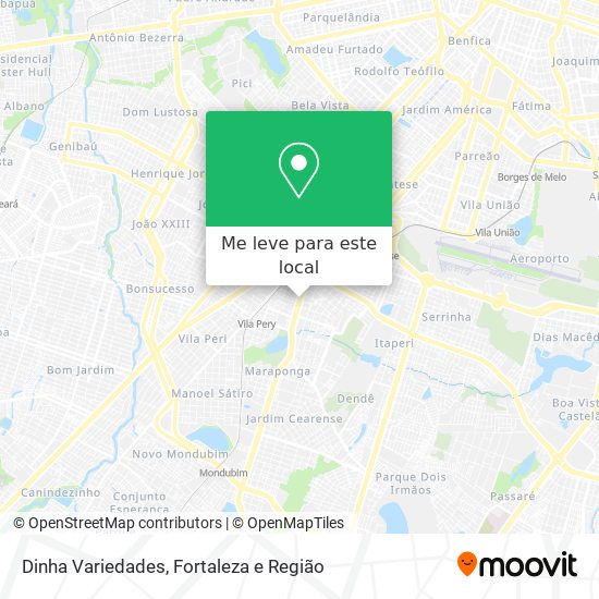 Dinha Variedades mapa