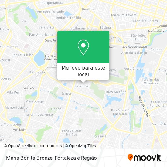 Maria Bonita Bronze mapa