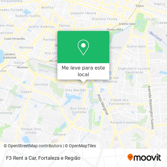 F3 Rent a Car mapa
