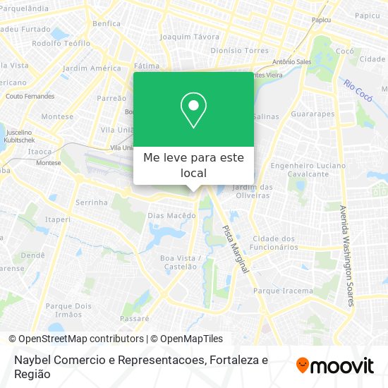 Naybel Comercio e Representacoes mapa