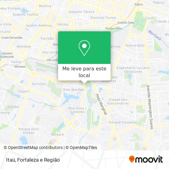 Itaú mapa