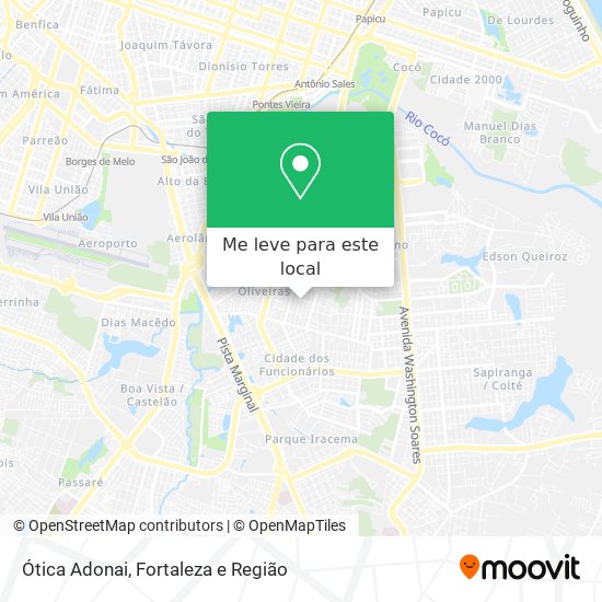 Ótica Adonai mapa