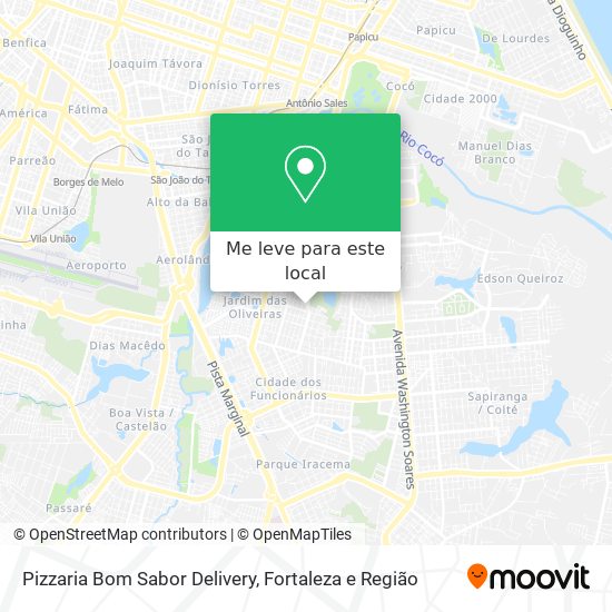 Pizzaria Bom Sabor Delivery mapa