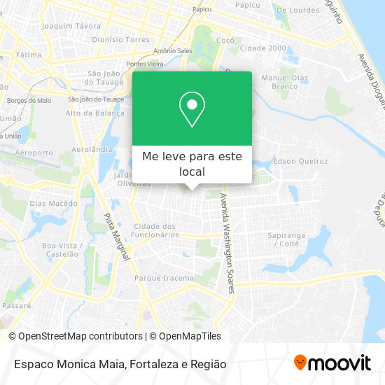 Espaco Monica Maia mapa
