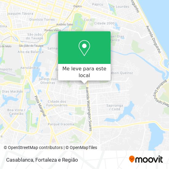 Casablanca mapa