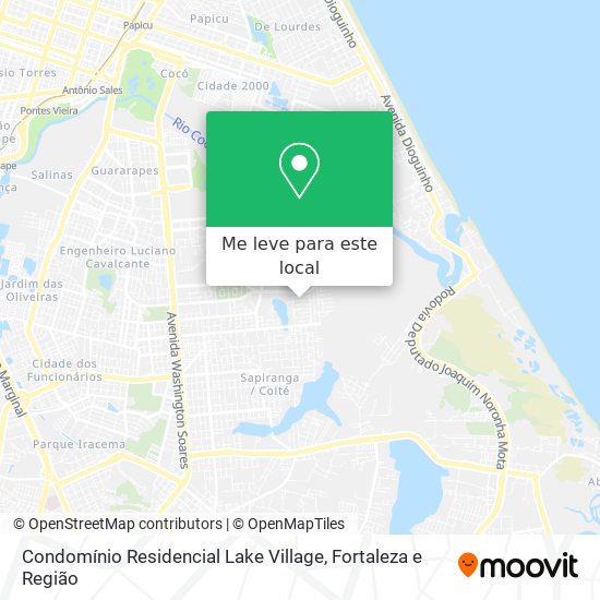 Condomínio Residencial Lake Village mapa