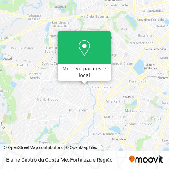 Elaine Castro da Costa-Me mapa