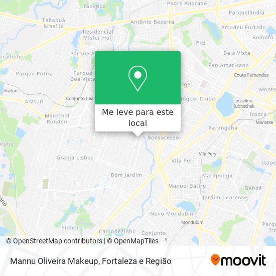 Mannu Oliveira Makeup mapa