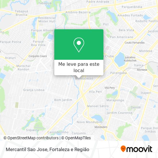 Mercantil Sao Jose mapa