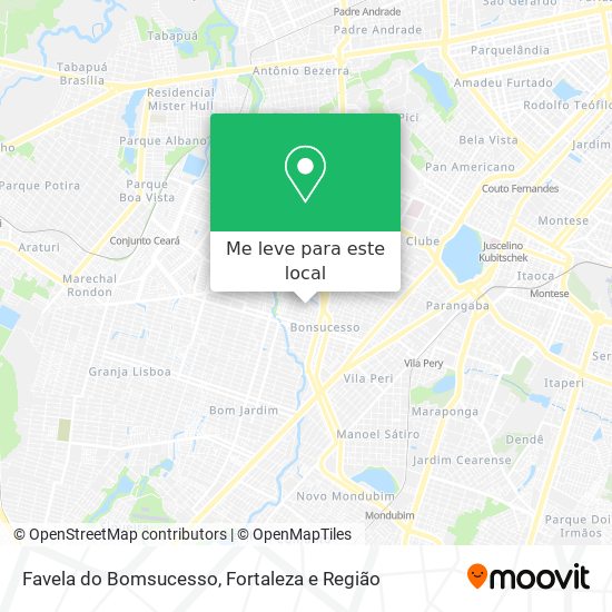 Favela do Bomsucesso mapa