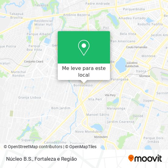 Núcleo B.S. mapa