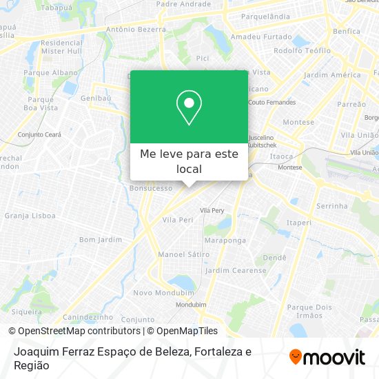 Joaquim Ferraz Espaço de Beleza mapa