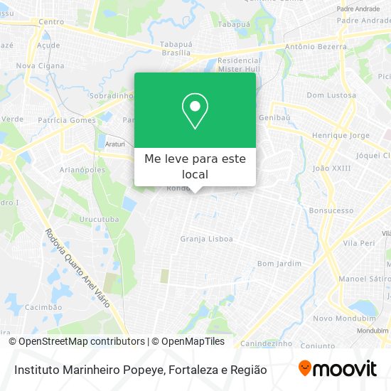 Instituto Marinheiro Popeye mapa