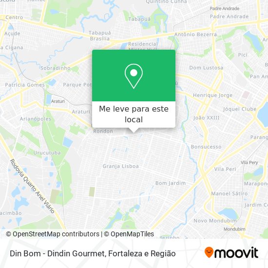 Din Bom - Dindin Gourmet mapa