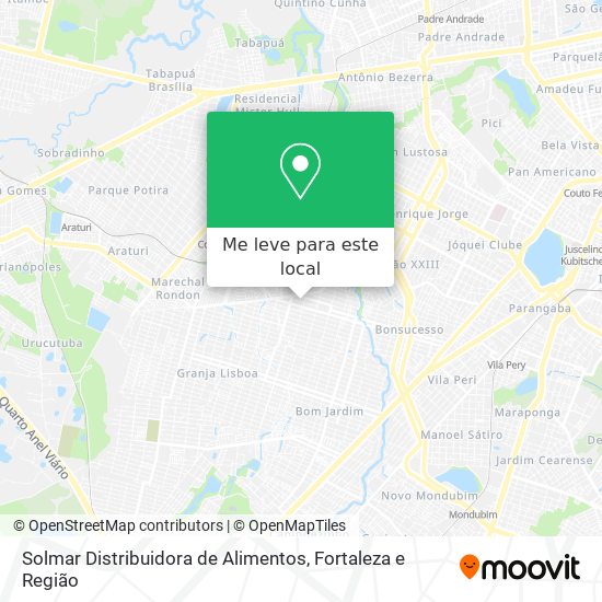 Solmar Distribuidora de Alimentos mapa