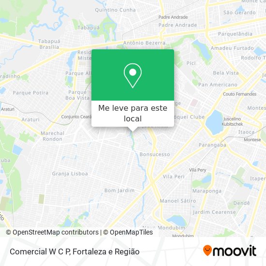 Comercial W C P mapa