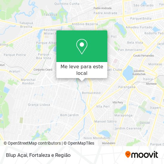 Blup Açai mapa