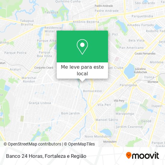 Banco 24 Horas mapa
