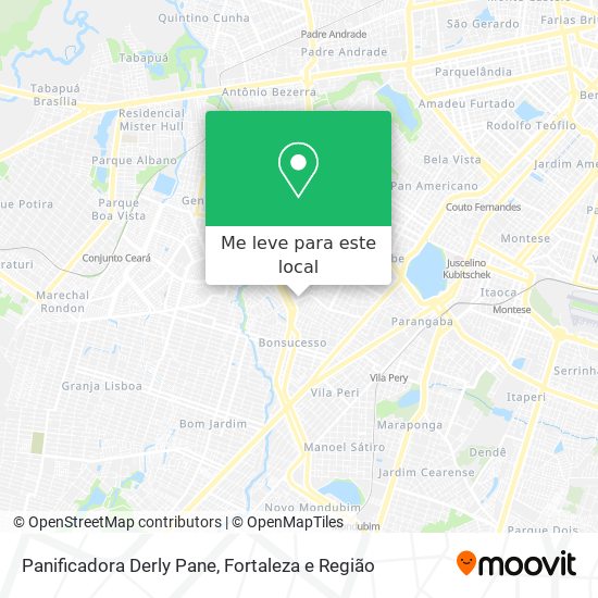 Panificadora Derly Pane mapa