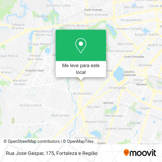 Rua Jose Gaspar, 175 mapa