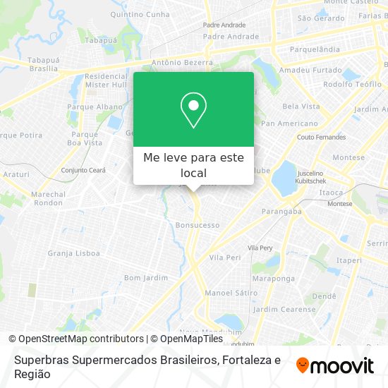 Superbras Supermercados Brasileiros mapa