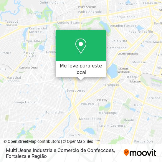 Multi Jeans Industria e Comercio de Confeccoes mapa