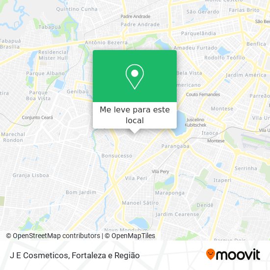 J E Cosmeticos mapa