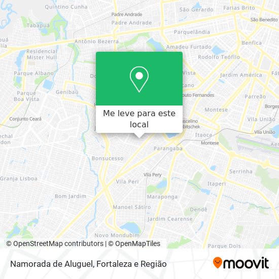 Namorada de Aluguel mapa