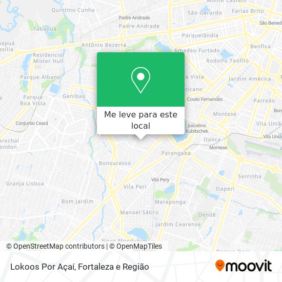 Lokoos Por Açaí mapa